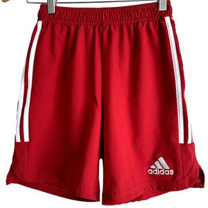 Adidas Condivo Match Day Shorts-Kids Size L 13-14Y-Red-EUC